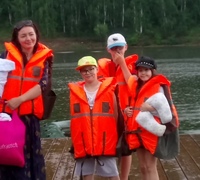 В нашем лагере отдыхали дети